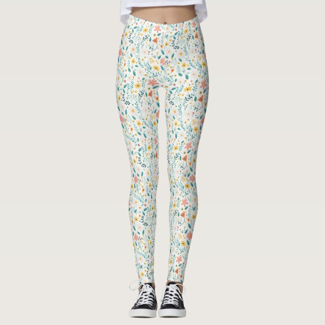 Varje blomma måste växa genom smutsen leggings (Framsida)