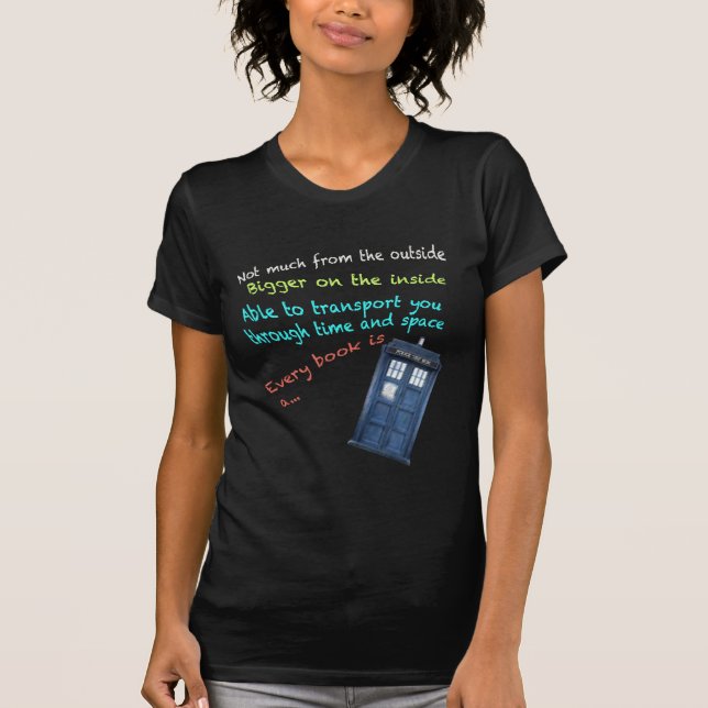 Varje bok är… t-shirt (Framsida)