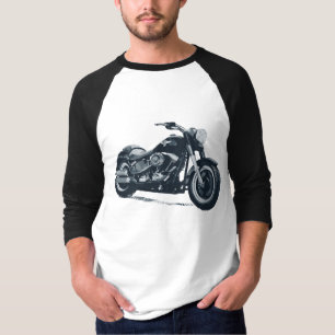 Varje Boy kärlek per Tjock Blue American Motorcle T Shirt