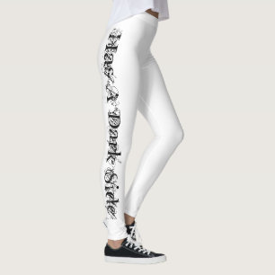 Varje Bra Girl har en Mörk Side Cute Rebellious Leggings