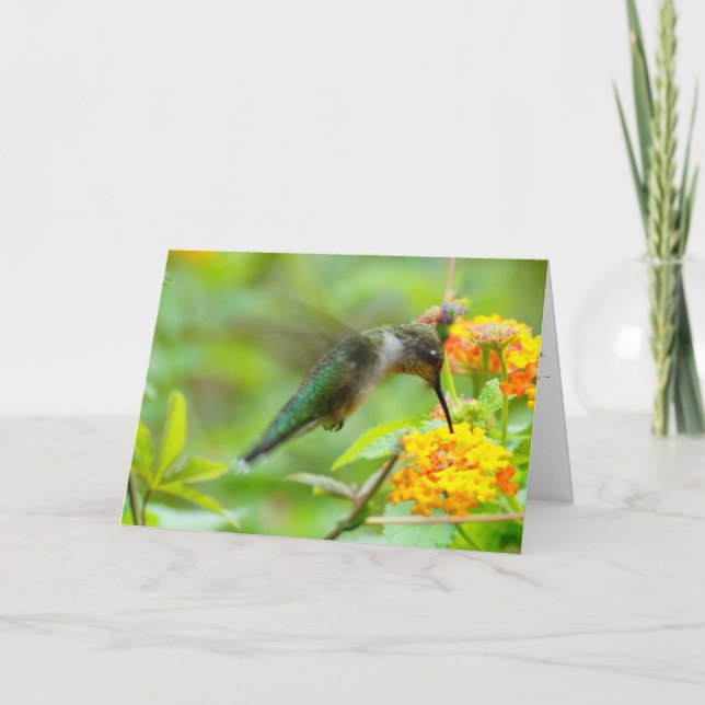 Varje Bra kommer Sak från ovan Tack Kort (Framsida)