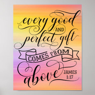 Varje bra- och perfekt-gåva kommer ovanifrån poster