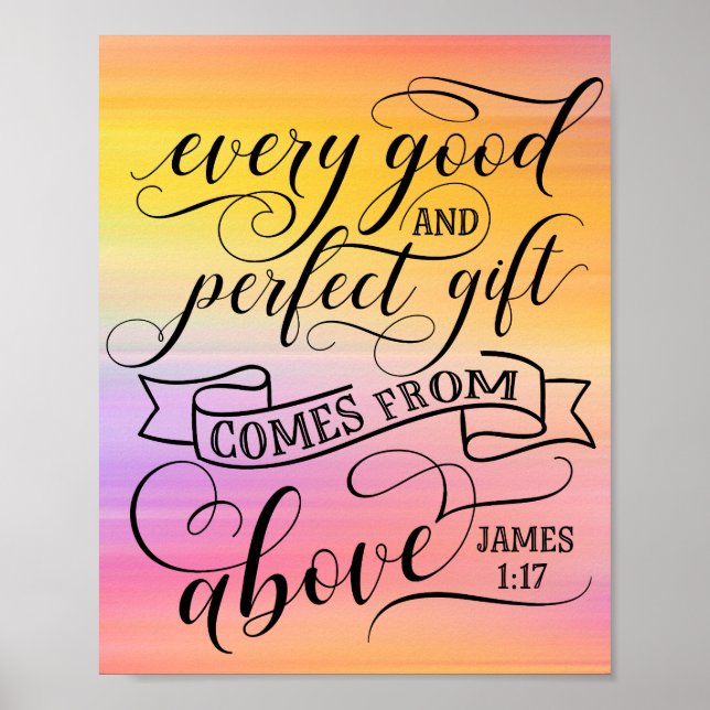 Varje bra- och perfekt-gåva kommer ovanifrån poster (Framsidan)