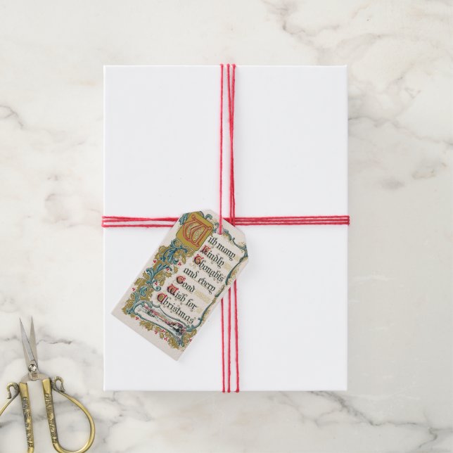 Varje Bra önskar sig jul Presentetikett (Med Snöre)