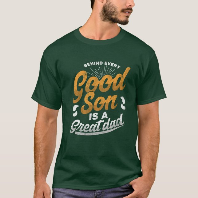 Varje bra son med den gröna t-skjortan t shirt (Framsida)