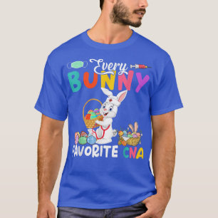 Varje Bunny Favorite CNA Glad påsk Nurse Bunny T Shirt