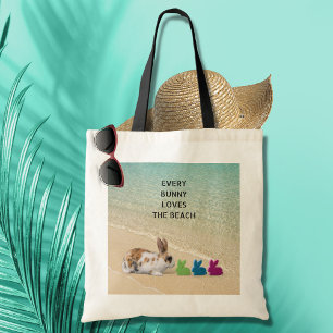 Varje Bunny Kärlek, den tropiska Beach-Påsk Tygkasse