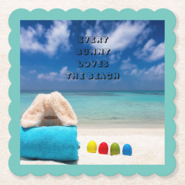 Varje Bunny Kärlek, den tropiska Beach-Påsk Underlägg Papper