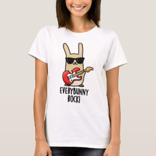 Varje Bunny Sten Funny Animal Rabbit Pun T Shirt