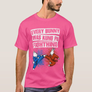 Varje Bunny var Kung fu som kämpade mot den unge K T Shirt