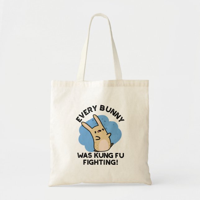 Varje Bunny var Kung fu som kämpade mot Rabbit Pun Tygkasse (Framsidan)