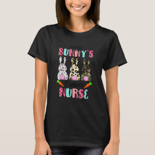 Varje Bunnys är favorite Nurse Cute Bunnies Leopar T Shirt
