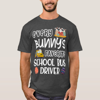 Varje Bunnys favoritchaufför i Buss i Påsk Da T Shirt