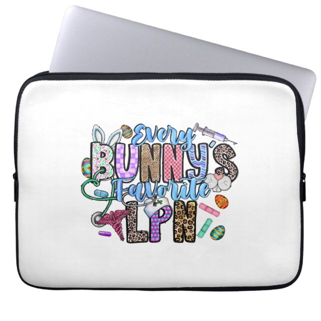 Varje Bunnys Favorite LPN Laptop Fodral (Framsidan)