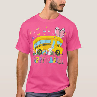Varje Bunnys Favorite School Buss Driver Lycklig E T Shirt