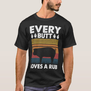 Varje Butt Kärlek A Rub Vinatge Girll Costume T Shirt