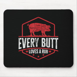 Varje Butt Kärlek Rub Grilling Bbq Smoker Gift Pap Musmatta