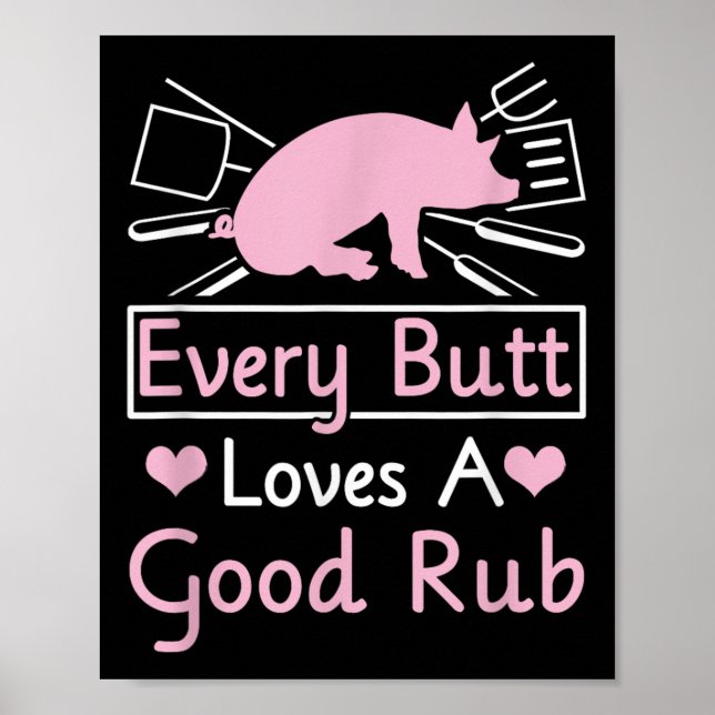 Varje Button Kärlek A Bra Rub Gris Gris Barbecue Poster (Framsidan)