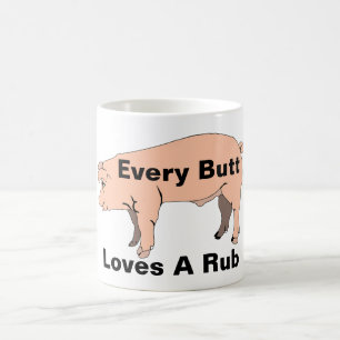 Varje Button Kärlek A Rub Coffee Mugg
