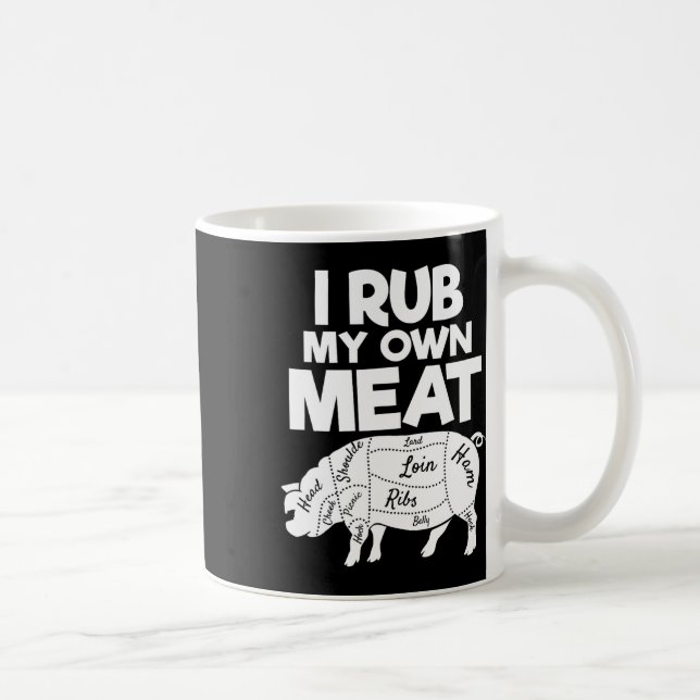 Varje Button Kärlek A Rub Fantastisk Kött Smoker B Kaffemugg (Höger)