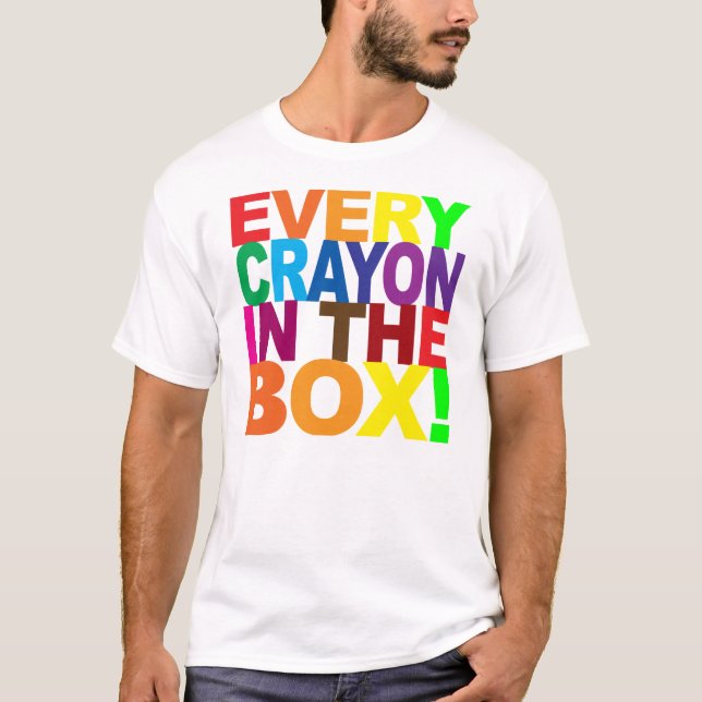 Varje Crayon i boxas T-shirt (Framsida)