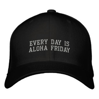 Varje dag är Aloha Fredag Broderad Keps