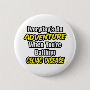 Varje dag är An Äventyr... Celiac Disease Knapp