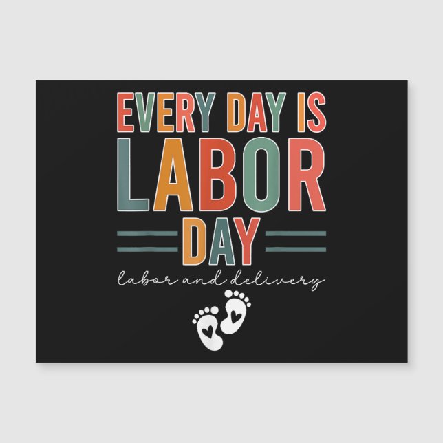 Varje dag är det arbete och leverans på T-Shirt-ar (Framsida)