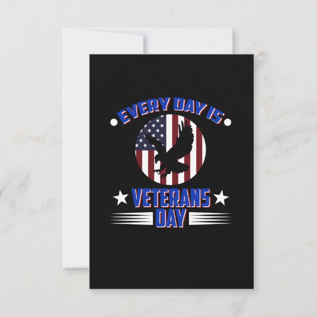 Varje dag är det veterandagen i Lycklig OSA Kort (Framsida)