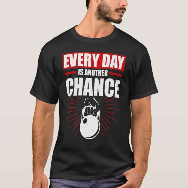 Varje dag är en annan viktförlust för Kettlebell T Shirt (Framsida)