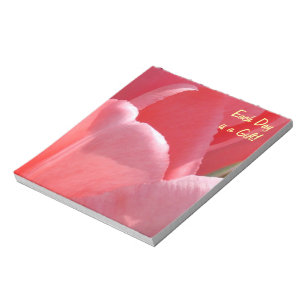 Varje Dag är en Gåva! anteckningsblock Rosa Tulpan
