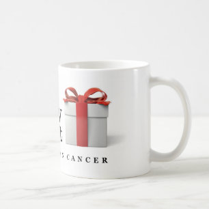 Varje dag är en gåva: Starkare än cancer Kaffemugg