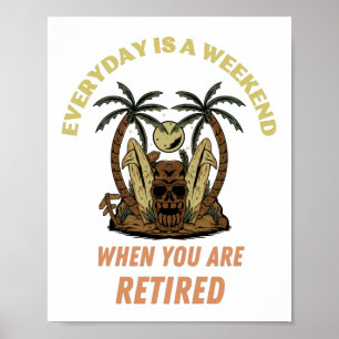 VARJE DAG ÄR EN HELG RETISERAD POSTER