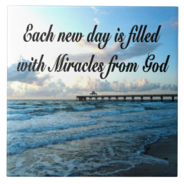 VARJE DAG ÄR EN MIRACLE FRÅN GOD KAKELPLATTA