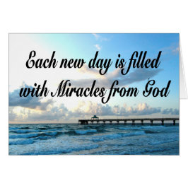 VARJE DAG ÄR EN MIRACLE FRÅN GOD OBS KORT