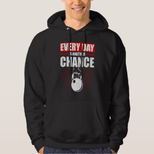 Varje Dag Är En Ny Chans Kettlebell Viktminskning Hoodie
