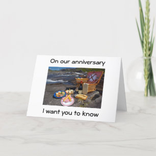 VARJE DAG ÄR EN PICKNICK FÖR TVÅ=ANNIVERSARY LOVE KORT