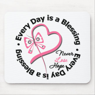 Varje dag är en välsignelse - Hope Breast Cancer Musmatta