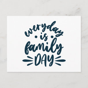Varje dag är familjedagen vykort