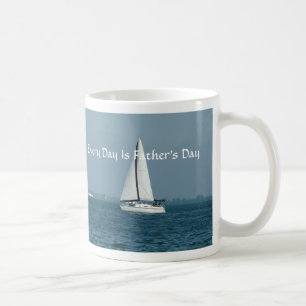 Varje dag är fars dag som seglar kaffemugg