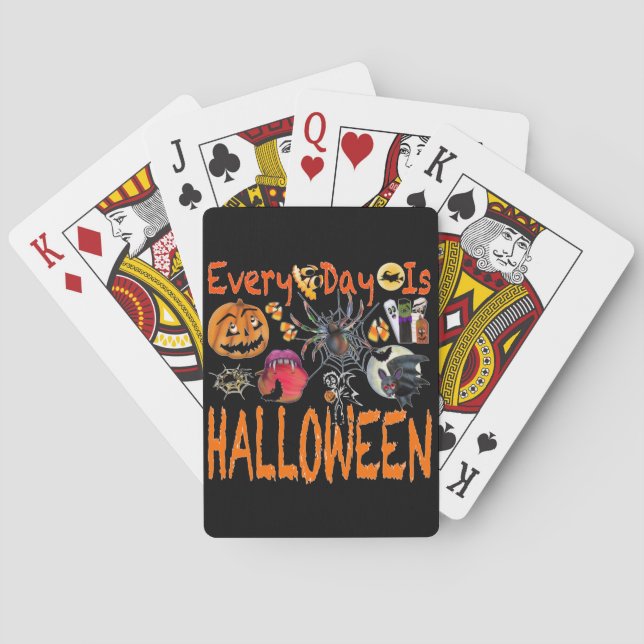 Varje dag är Halloween Casinokort (Baksidan)