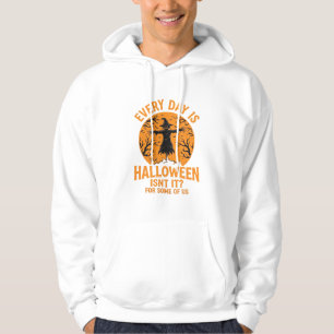 Varje Dag Är Halloween Fågelskrämma Häxa Design_1 Hoodie