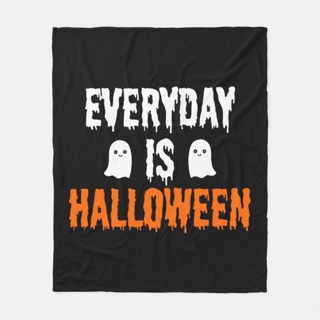 Varje dag är Halloween Fleecefilt (Framsidan)