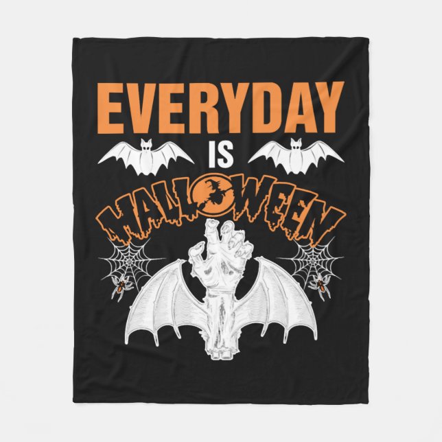 Varje dag är Halloween Fleecefilt (Framsidan)