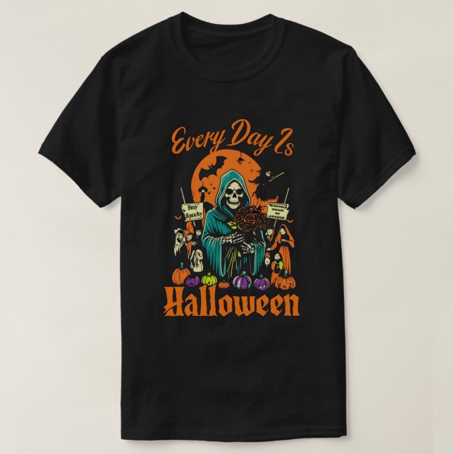 Varje dag är Halloween T Shirt (Design framsida)