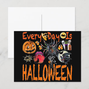 Varje Dag Är Halloween Vykort