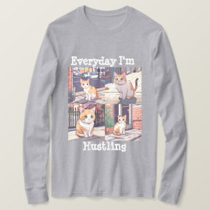 Varje dag är jag Hustling Cat T Shirt