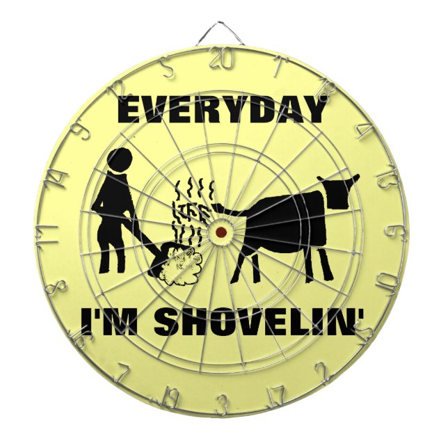 Varje dag är jag shovelins liv piltavla (Framsidan)