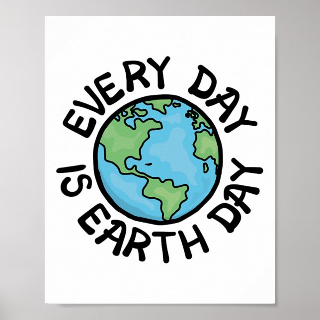 Varje dag är jorddagen poster (Framsidan)