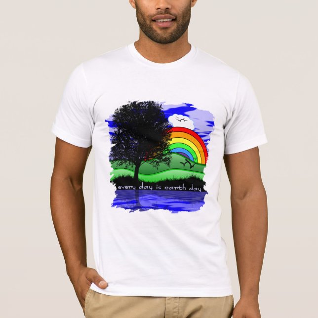 Varje dag är jorddagen t-shirt (Framsida)